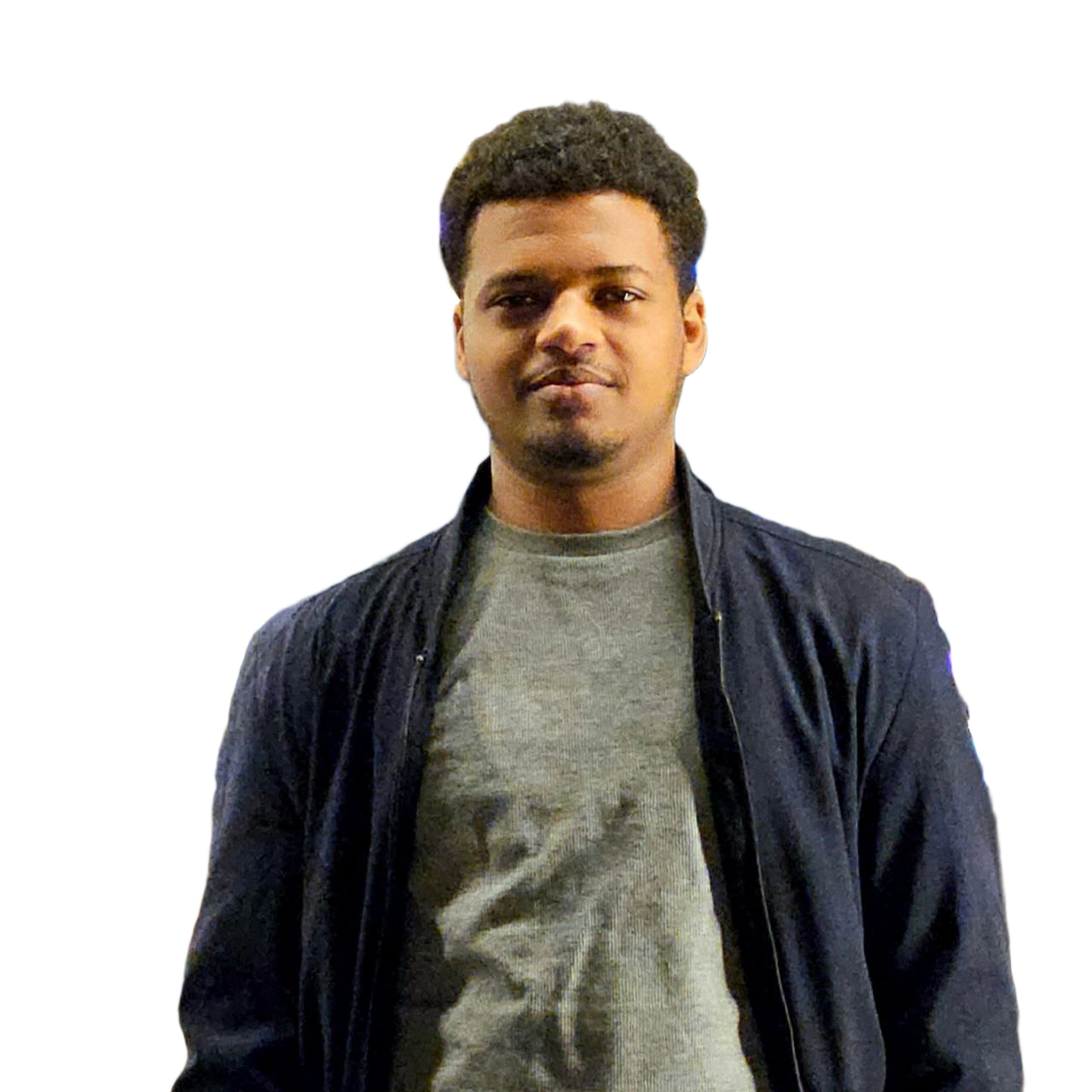 A portrait of Yonatan Berihun